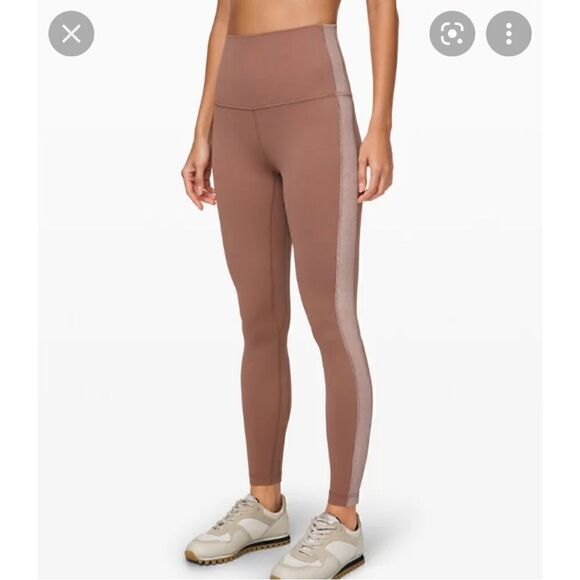 Lululemon align SHR pant 28” sold out mauve velvet size 12 NWT - Picture 1 of 16